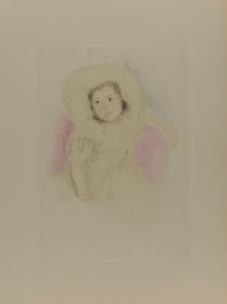 MARGOT WEARING A BONNET NO. 1