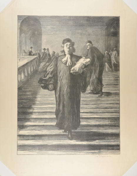 THE GRAND STAIRWAY OF THE PALAIS DE JUSTICE