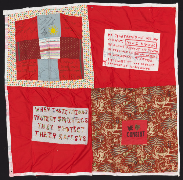 SELECTION FROM THE MONUMENT QUILT (BLOCK 105)