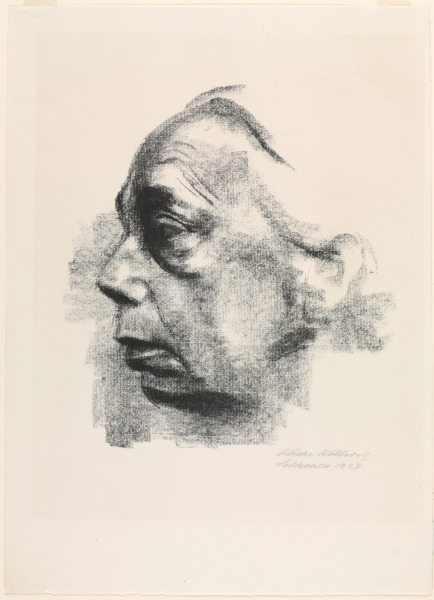 SELF-PORTRAIT IN PROFILE