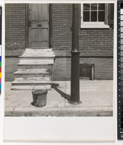 Row House with White Steps, Baltimore