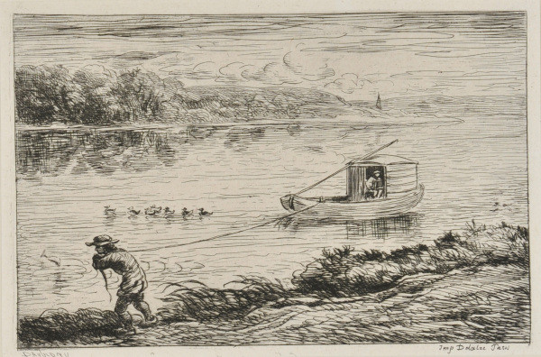 The Cabin Boy Hauling the Tow-Rope (Hauling by Rope)