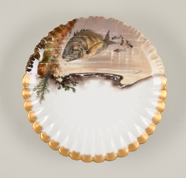 "SHEEP'S HEAD" FISH PLATE