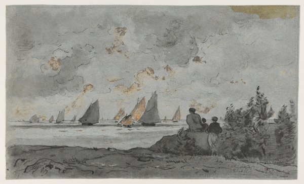 Watching Sailboats from the Shore