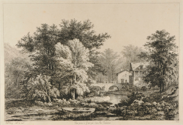 VIEW OF GRANGES IN THE CÉVENNES