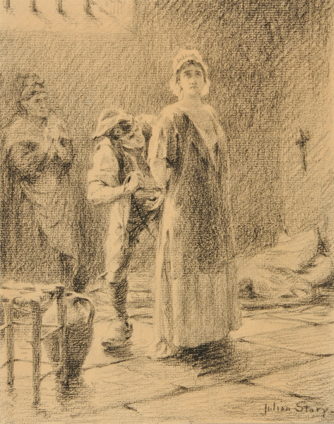 'Charlotte Corday in Prison'