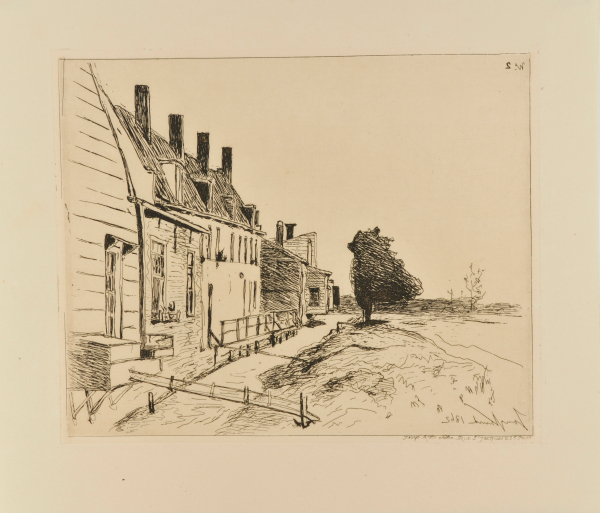 THE HOUSES ON THE BANKS OF THE CANAL