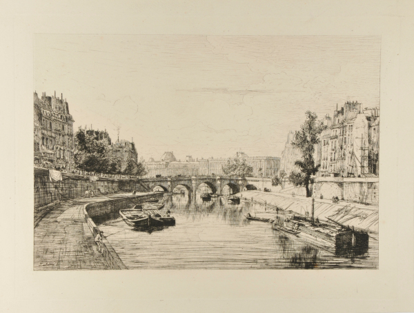 VIEW FROM THE PONT ST. MICHEL