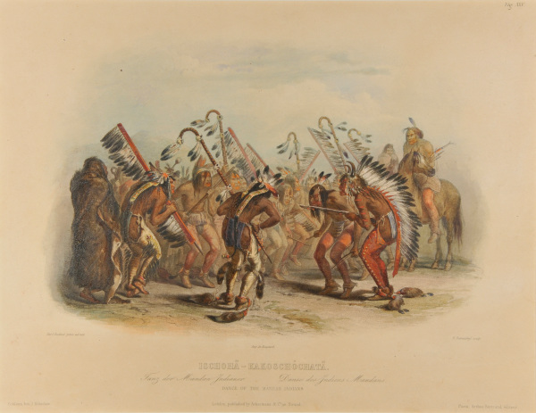 ISCHOHA-KAKOSCHOCHATA DANCE OF THE MANDAN INDIANS