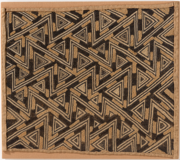 Prestige Cloth with Thick Pile and "Jagged Blocks" Design