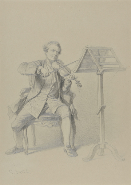 Musician Playing Violin