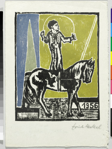 1956 NEW YEAR SHEET: YOUNG RIDER