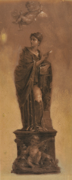 Riches: Female Figure with a Money Box