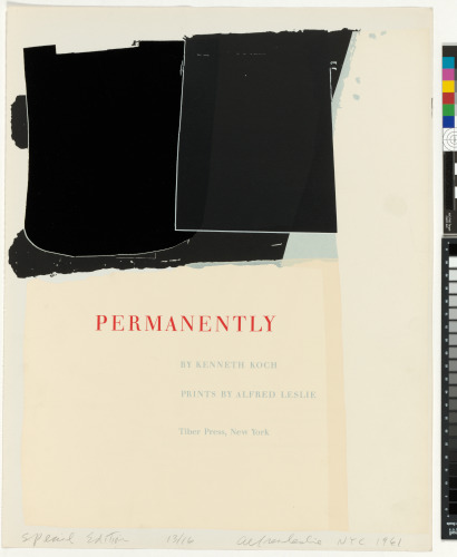 TITLE PAGE FROM THE BOOK "PERMANENTLY"