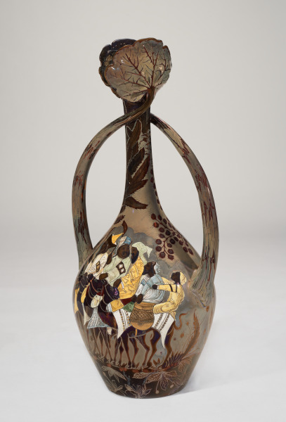 VASE WITH SCENES FROM THE MAQAMAT AL-ḤARĪRĪ