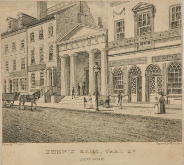 Phenix Bank, Wall St., New York