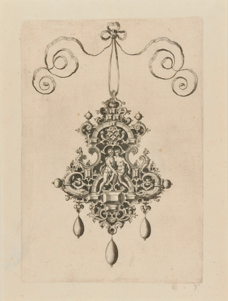 PLATE FROM THE SERIES "DESIGNS FOR PENDANTS"