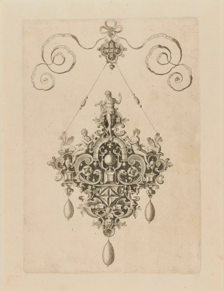 PLATE FROM THE SERIES "DESIGNS FOR PENDANTS"