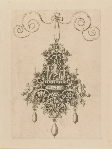 PLATE FROM THE SERIES "DESIGNS FOR PENDANTS"