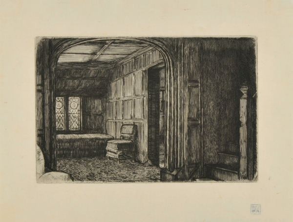 INTERIOR OF BIRKET FOSTER'S HOUSE, WITHOUT FIGURES