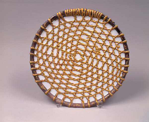 “Indian Basket Weave” After-Coffee Plate