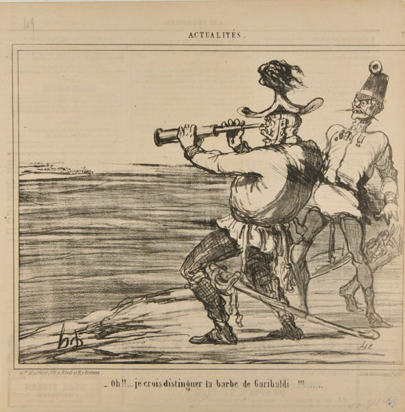 Oh !! …. je crois distinguer la barbe de Garibaldi !!!…….