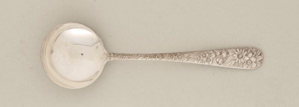 “Repousse” Boullion Spoon