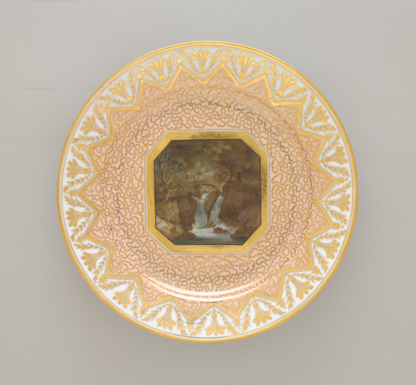 Plate: The Lower Waterfall at Rydal, Westmorland