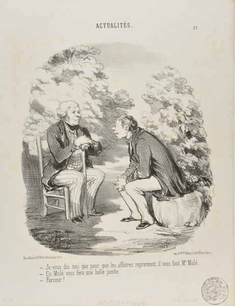 I'LL TELL YOU.... IF WE WANT BUSINESS TO IMPROVE, WE'LL NEED MR. MOLÉ. - A LOT OF GOOD HE WILL DO YOU. -YOU ARE JOKING!