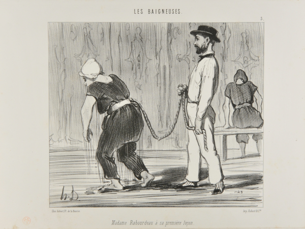 MADAME RABOURDEAU AT HER FIRST LESSON.