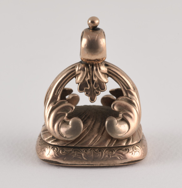 BAYARD FAMILY CREST SEAL FOB PENDANT