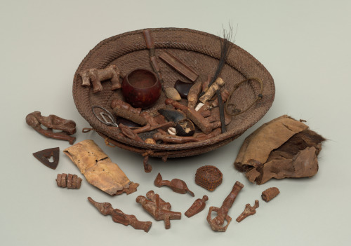 Divination Basket and Figurines (Ngombo ya Cisuka and Tupele)