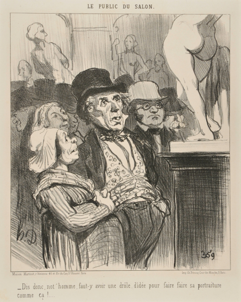 I SAY, MY MAN, ONE MUST HAVE STRANGE IDEAS TO HAVE ONE'S PORTRAIT TAKEN LIKE THIS!