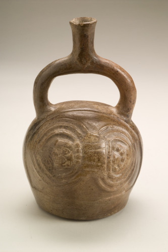 Bottle with Spider Design