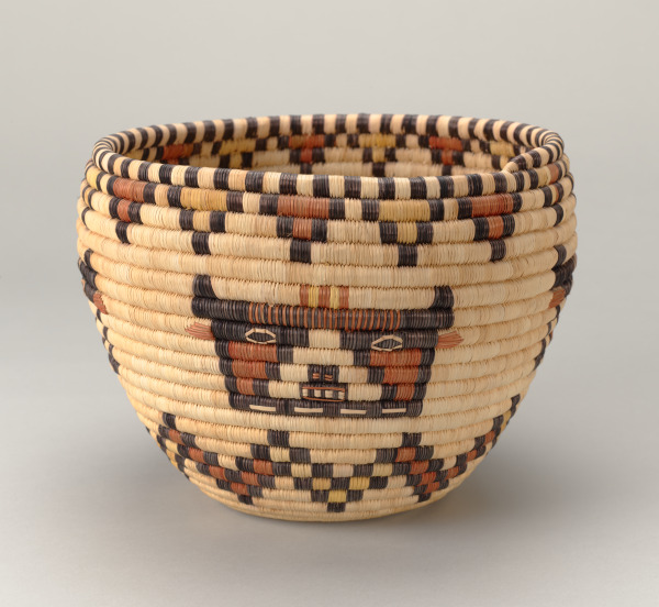 Storage Vessel with Design of Wakas (the Cow Katsina (Kachina))