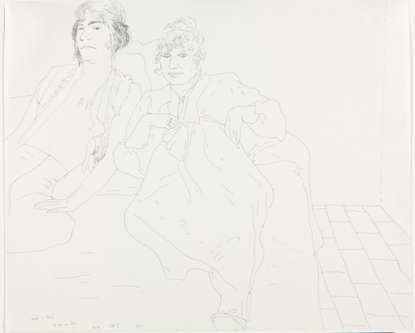 Ossie and Celia at Le Nid de Duc