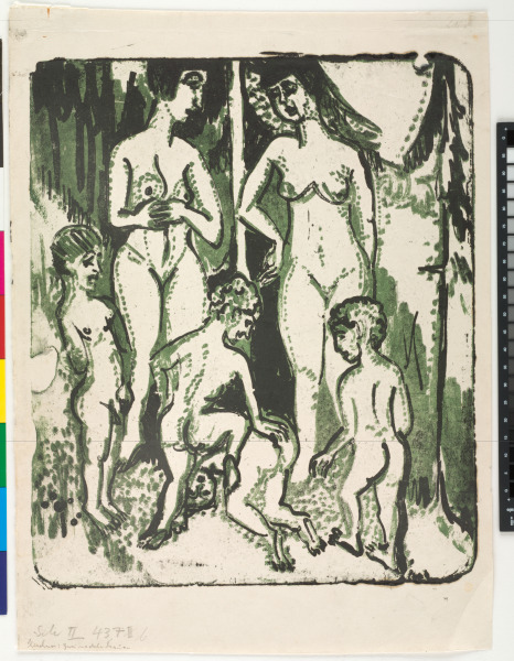 NUDE CHILDREN PLAYING (SPIELENDE NACKTE KINDER)