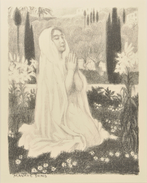 Girl Among Lilies