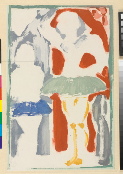 Two Ballerinas (Illustration for “Cirque de l’etoile filante”)