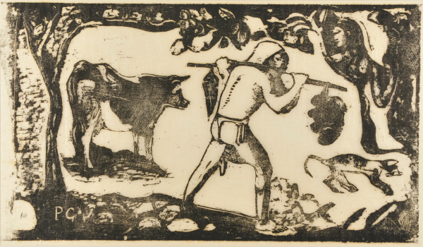 LE PORTEUR DE FÉÏ (TAHITIAN CARRYING BANANAS)