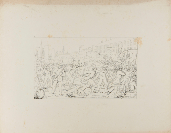 BATTLE IN BALTIMORE, APRIL 19, 1861