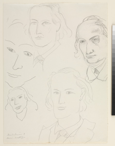 Study for “Le Tombeau de Charles Baudelaire”