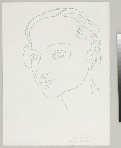 STUDY FOR "THE TOMB OF CHARLES BAUDELAIRE" (REFUSED ETCHING)