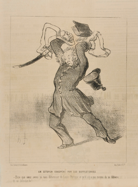 A CITIZEN WHO IS FED UP WITH MILITARY PARAPHERNALIA. - JUST TO THINK THAT WE FINALLY GOT RID OF LOUIS-PHILIPPE AND YET WE CANNOT GET RID OF THIS LEATHER JUNK!