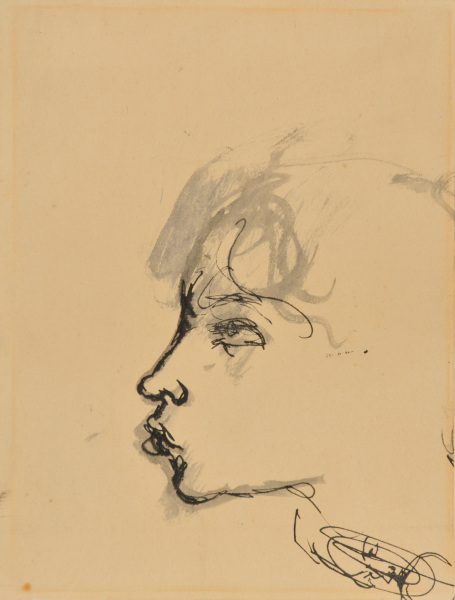 Head of a Woman in Profile