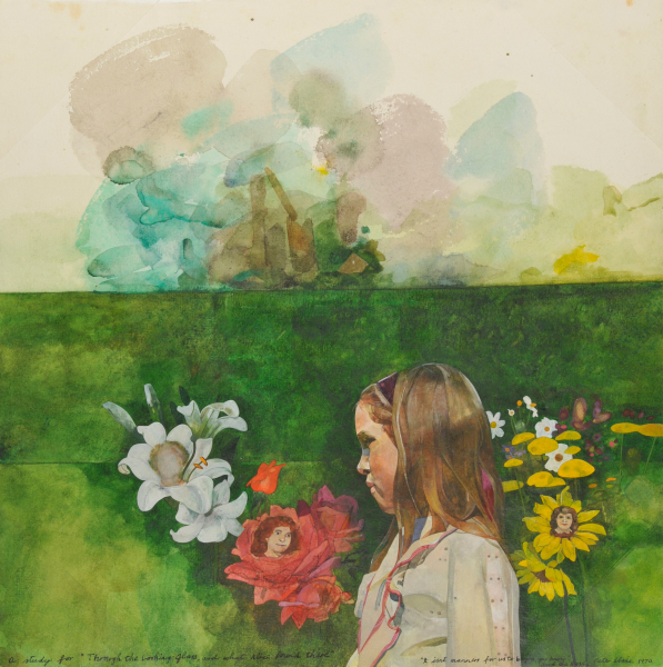 ILLUSTRATION FOR "THROUGH THE LOOKING GLASS"