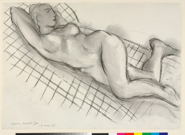 STUDY FOR "LARGE RECLINING NUDE"
