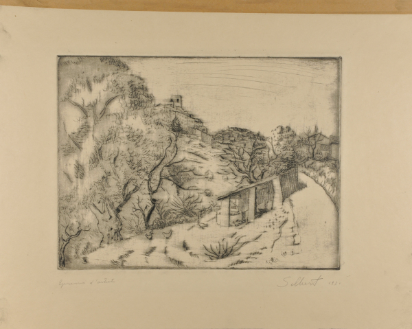 LANDSCAPE WITH WELL, ST. PAUL, FRANCE