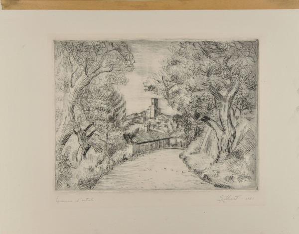 Olive Trees with St. Paul in Background