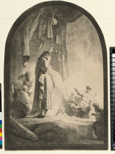 THE RAISING OF LAZARUS: THE LARGER PLATE